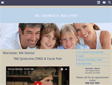 Tablet Screenshot of drgeorgemaloney.com